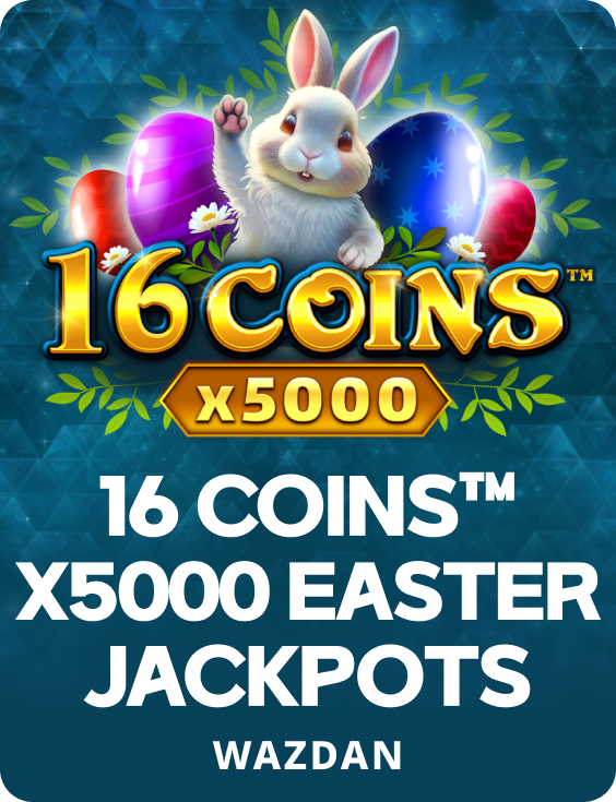 16 Coins™ x5000 Easter Jackpots