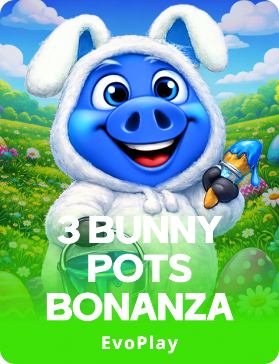3 Bunny Pots Bonanza
